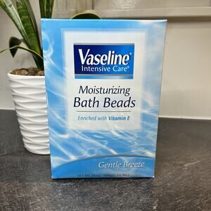 Vaseline Intensive Care Moisturizing Bath Beads Gentle‎ Breeze 24 oz New Sealed